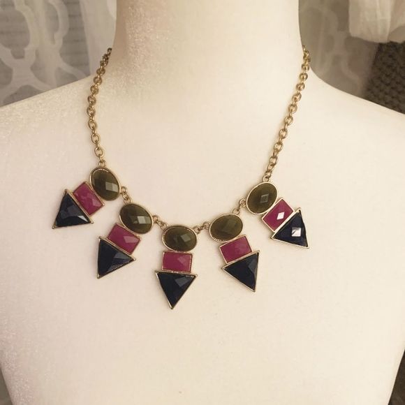 Charming Charlie Jewelry - Multi-Color Gold Statement Necklace 🔥🔥